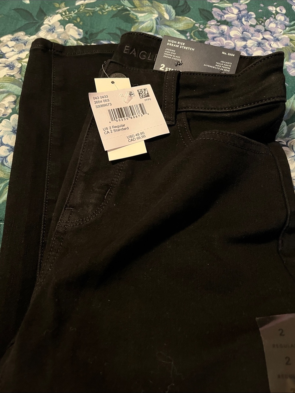 American Eagle Outfitters High-Rise Black Stretch Jeans
